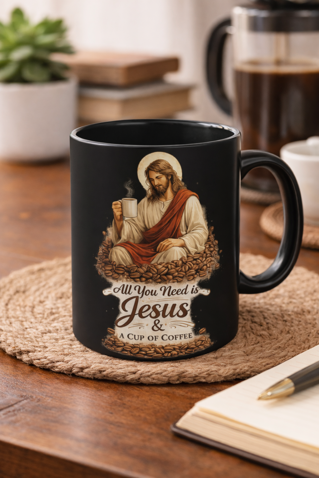 All You Need Is Jesus & Coffee – 11oz Christian Inspirational Mug