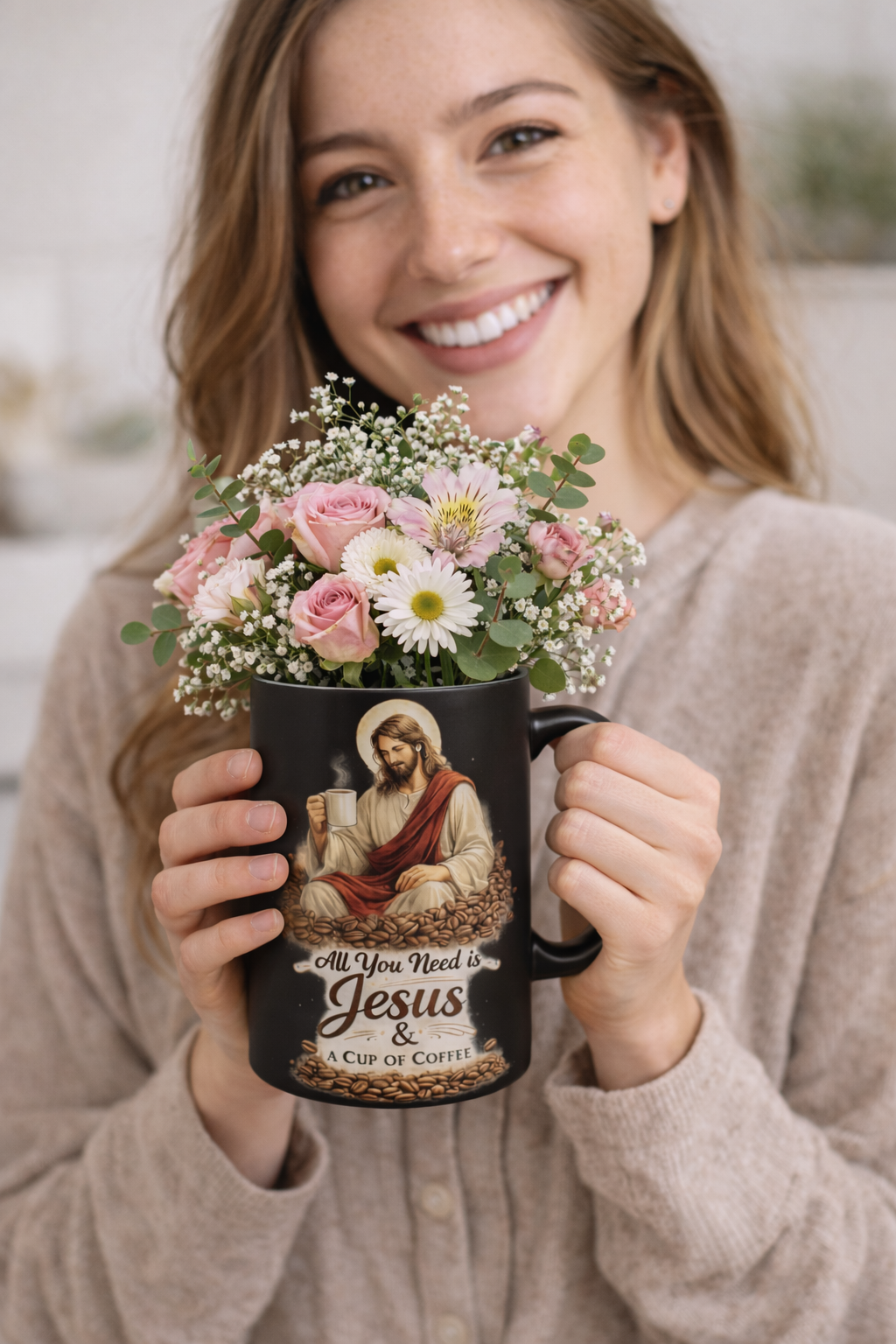 All You Need Is Jesus & Coffee – 11oz Christian Inspirational Mug