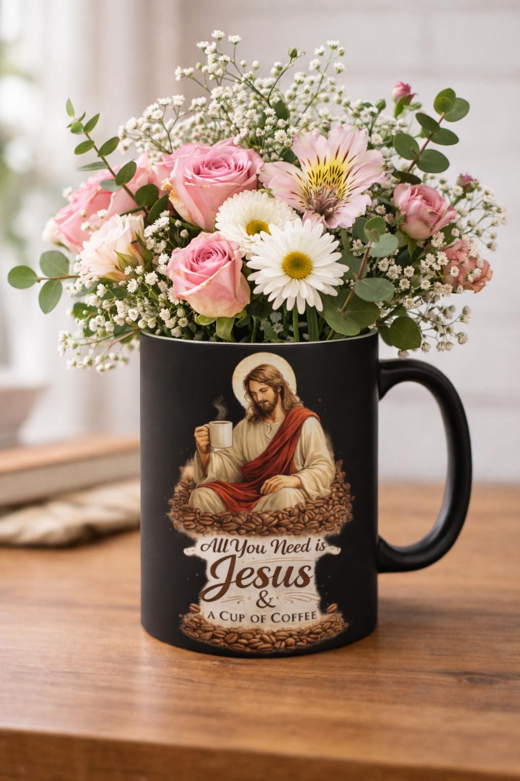 All You Need Is Jesus & Coffee – 11oz Christian Inspirational Mug