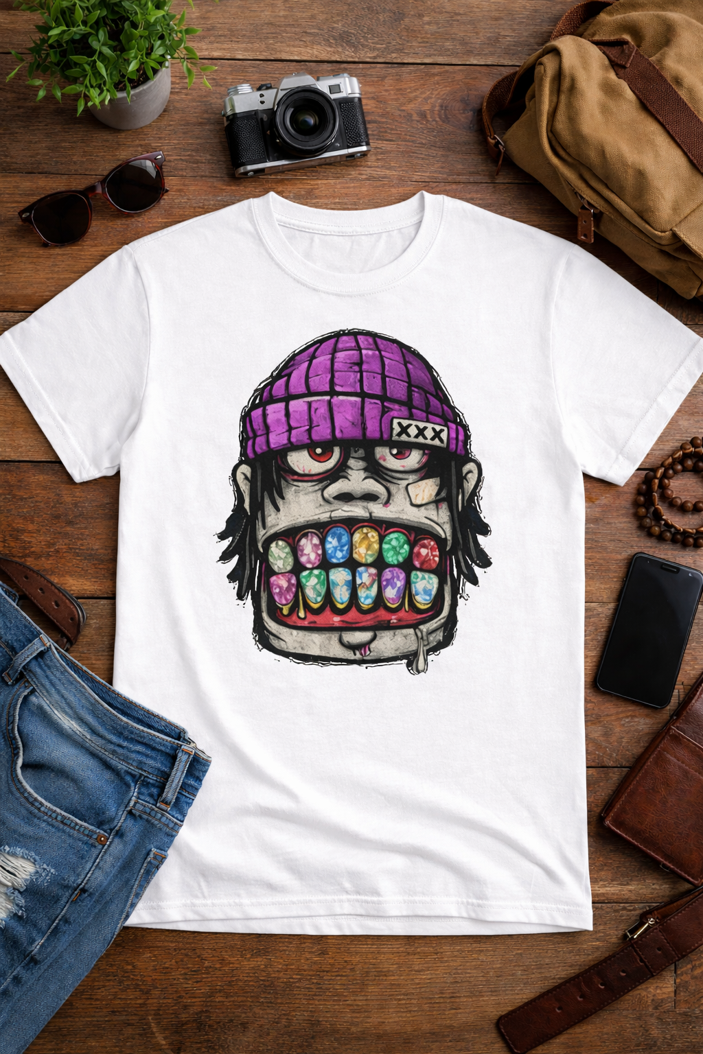 oversized washed t shirt